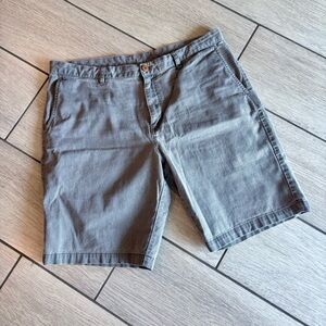 Tommy Bahama Gray Flat Front Shorts